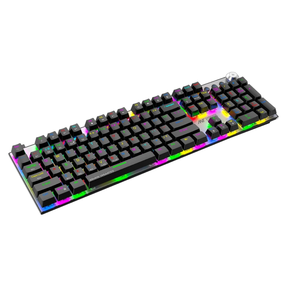Ant Esports WiFi Mechanical Gaming Keyboard MMK4400 Pro Red Switches view 2